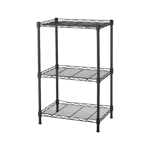 4段建て多機能簡易取付ステンレスラック、収納棚、棚置物棚59cm*34cm*107cm、キッチン、リビング、ベラ..