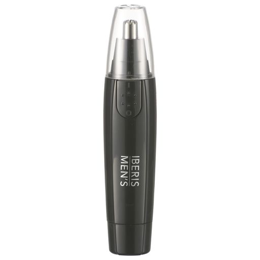 鼻毛カット 電源:DC1.5V 単3形アルカリ乾電池 x 1本(別売) 材質:ABS樹脂、ステンレス 外形寸法:幅28x高さ123x奥行30mm 質量:約44g(乾電池を含まず) 付属品:お掃除ブラシ、キャップ、保証書付取扱説明書