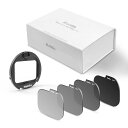 HAIDAリアレンズNDフィルターND8ND16ND64ND1000フィルターセットアダプターリング付きSONY14MMF1.8GM専用