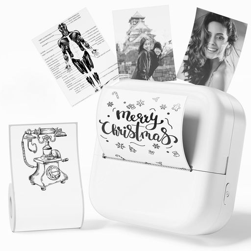 ミニプリンターPesuzaM02X小型軽量ポータブルモバイルプリンターBluetooth接続ミニフォトプリンターコ..