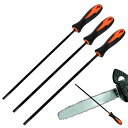 3個チェーンソーファイルチェーンソーチェーン研磨ファイル4.0MM4.8MM5.5MM高炭素硬化鋼ラウンドヤスリプラスチックハンドル付きチェーンソー研磨用チェーンソーヤスリソーチェーン目立…