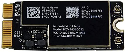 OLIVINS AIRPORT EXTREME/BLUETOOTH カード 802.11AC BCM94360CS2 MACBOOK AIR A1465 A1466 2013-2015対応用