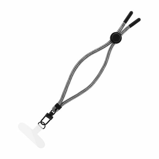 スマホハンドストラップWRISTYMULTISTRAP丸紐タイプA(ホワイト/ブラック)LN-MHS01A スマホハンドストラップWRISTYMULTISTRAP丸紐タイプA(ホワイト/ブラック)LN-MHS01A
