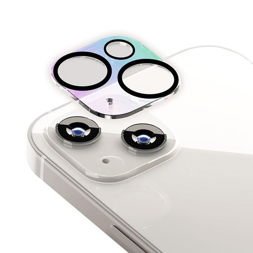 PremiumStyleiPhone14/14Plus用カメラフルプロテクター[オーロラ]PG-22RCLG02AR