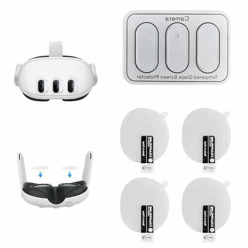 ���饹�ݸ�ե����3�祻�åȥ���ݸ�ե����MetaQuest3�ѥե���ȥ�󥺥ե����2�ڥ�forMetaQuest3����ݸ�ե����VR��󥺥ץ��ƥ���...