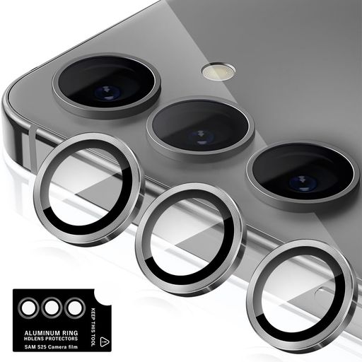 KAKUKIFORGALAXYS25用カメラフィルムギャラクシーS25カメラ保護フィルム薄型強化ガラス耐衝撃独立型露出オーバー防止アルミ合金カメラカバー(ブラックGALAXYS25) KAKUKIFORGALAXYS25用カメラフィルムギャラクシーS25カメラ保護フィルム薄型強化ガラス耐衝撃独立型露出オーバー防止アルミ合金カメラカバー(ブラックGALAXYS25)