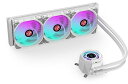 RAIJINTEKライジンテックCYCLOPS360WHITEAIO水冷CPUクーラー、1.4インチLCDスクリーン、高性能液体金属熱伝導ペースト52W/mk(0R10B00229)