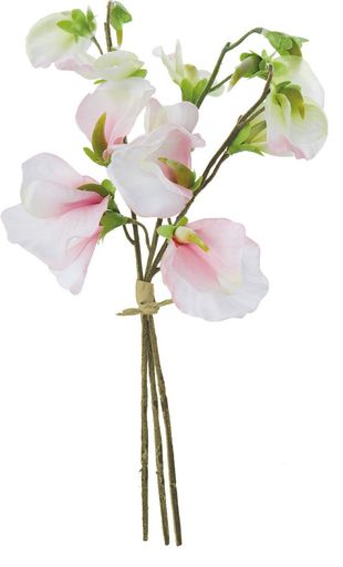ポピー(Popy)造花スイートピーバンチライトピンク全長22cm・花径3~5cmFS-7796L/P