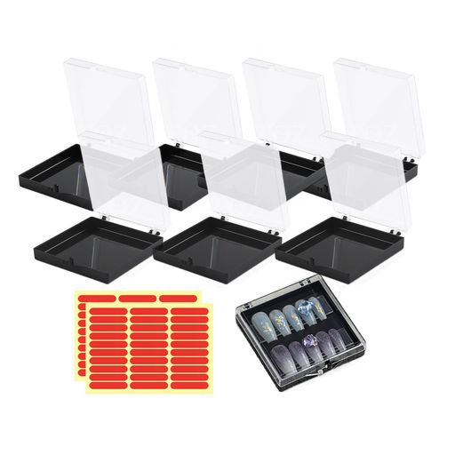 MAEXUS透明収納ケース8個入り小分けケース小分け容器小物ケース小物入れケース透明ケース小物ケースプ..