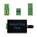 BalunOneNinev2-小型低コスト9:1(1:9)バランHF&ショートウェーブ用入力保護&エンクロージャ付きソフトウェア定義無線(RTL-SDR&SDRPlay)、HamItUp、その他の対応無線機に最適