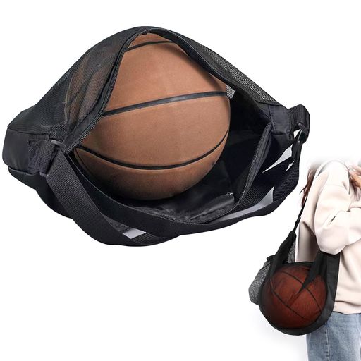 【商品仕様】数量: 1個。カラー:ブラック。サイズ:50cmx33cm。重量:約0.12kg。素材:ネット+オックスフォード生地。 【携帯性抜群】当社のバスケットボールバッグは斜め掛けのデザインを採用しており、身体に簡単に安定して掛けることができ、両手を解放します。持ち運びに便利であるだけでなく、物が安定しており、落下しにくいという特徴もあります。 【多機能なファスナーポケット付き】当社のバスケットボール収納バッグの内側には、鍵や財布などの小物を収納できるジップポケットが付いています。ホイッスル、鍵、財布、携帯電話などの小物を収納できます。ポケットはファスナー付きなのでホコリや物の飛び出しを防ぎます。 【高品質素材】サッカーボールネットは通気性の良いオックスフォードネットで作られており、軽量で耐久性があり。底部は防水レザーとナイロン生地を使用、防水防湿、ボールを磨耗や汚れから守り、良好な状態を長期間保ちます。 【幅広い用途】このボールバッグは、サッカーボール、バスケットボール、バレーボール、ラグビー ボールなどの様々なボールの保管と持ち運びに便利です。