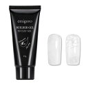 emigoro長さだしジェルネイルポリジェル粘土ジェル60g3Dパーツ立体ネイル粘度ネイルUV/LEDライト対応初心者用(クリアポリジェル)
