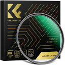 K&FConcept77mmArmorMCUVフィルターレンズ保護フィルター防爆ガラス高硬度耐衝撃性高透過率超解像力撥水防汚キズ防止紫外線吸収28層ナノコーティ...