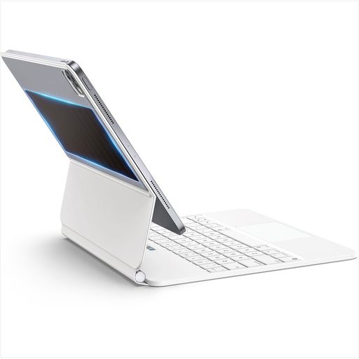 IPAD AIR 11インチ キーボード ケース ソーラーチャージャー 灯かりチャージャー IPAD PRO 11インチ 第4/3/2/1世代 IPAD AIR4/5 IPAD用キーボード付きケース アイパッド 技適認証済み トラックパッド付き 角度調整