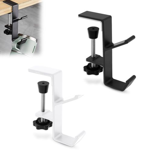 TVETEテーブルフックバッグハンガー戸棚下ハンガー鞄掛けフック【2個入り】テーブルフック取り外し可能..