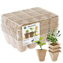 育苗ポットHousolution植木ポット植木鉢12穴分解性種まき植物栽培野菜栽培園芸用品庭ガーデンニング家庭菜園10点セット合計120穴引き裂く可能