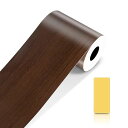 20M 壁紙シール マスキングテープ 木目 茶色 幅広10CM 厚手 強い粘着力 木目 テープ 巾木 木目 シール 木口テープ 床 木目調テープ 窓枠用 リメイクシート 剥がせる 小口テープ 木目調シート 防水防汚 模様替え (道具付き)