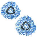 【2個セット】360°回転モップスペアヘッドVileda/O-Cedarスピンモップ対応スペアモップフロアモップマイクロファイバー高い吸水性を持ち乾きやすい床掃除用取り付け簡単回転式モップ専用…