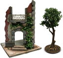 グリーンスタッフワールドツタの植生シートダークグリーン夏のオークの葉大ホビー用素材GSWD-4630