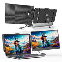 デュアルディスプレイ ダブルモニター 、120%SRGB 75%NTSC超広色域 14インチ FHDデュアルスクリーンノートパソコンディスプレイエクスパンダ、1080P