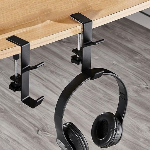 WFGKPXCバッグハンガーテーブルフックネジ式クランプン掛け装着簡単ヘッドホン多機能戸棚下鞄掛け調節..