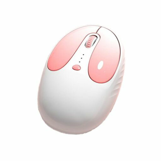 ワイヤレスマウスBluetooth&USBデュアル接続静音Type-C充電式光学式小型軽量デザイン3段DPI調節かわいい多機種対応(Windows/macOS/Android)パソコンタブレットスマホ対応ホワイト