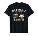 カメラコーヒー写真家写真必要なものすべてTシャツ
