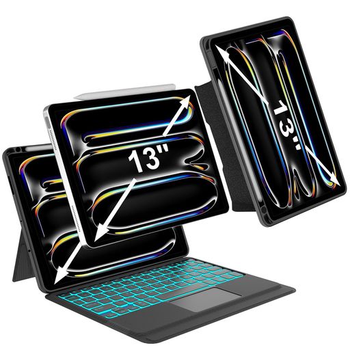 高級版「横/縦両方対応」iPadPro13(M4)キーボードケース2024iPadPro13インチ(M4)専用(A2925、A2926、A3007)タッチパッド搭載超薄軽量分離式ワイヤレスbluetoothキーボードカバー 高級版「横/縦両方対応」iPadPro13(M4)キーボードケース2024iPadPro13インチ(M4)専用(A2925、A2926、A3007)タッチパッド搭載超薄軽量分離式ワイヤレスbluetoothキーボードカバー