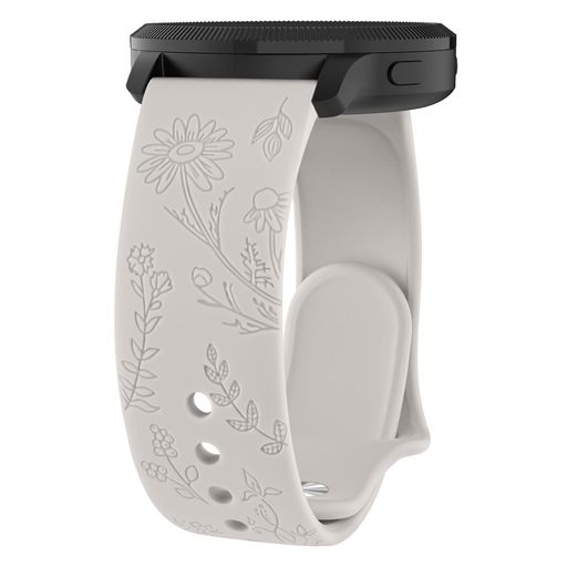 刻印フラワーバンドforGarminVenuSq/SqMusic/Venu2Plus/Vivoactive5/Vivoactive3/VivomoveSport/Forerunner55158245645バンド 刻印フラワーバンドforGarminVenuSq/SqMusic/Venu2Plus/Vivoactive5/Vivoactive3/VivomoveSport/Forerunner55158245645バンド