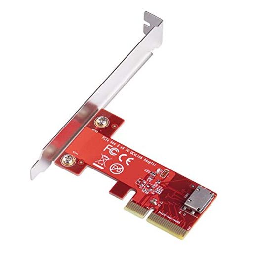 CABLECC PCI-E 3.0X4からOCULINKSFF-8612SFF-8611ロープロファイルブラケット付きPCIESSD用ホストアダプターCABLECC