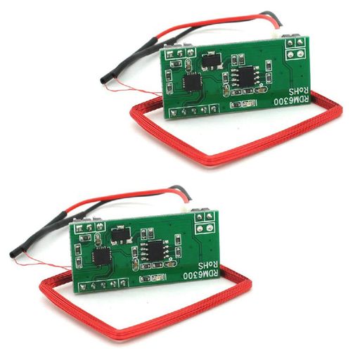 Hailege2個セットRDM630125KHZEM4100RFIDカード読み取りモジュールUARTシリアル出力Arduino用 Hailege2個セットRDM630125KHZEM4100RFIDカード読み取りモジュールUARTシリアル出力Arduino用