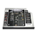 XIWAI MSATA NGFF B/M-KEY SSD TO SLIMLINE SATA 13ピン キャディケース 9.5MM ユニバーサル ノートパソコン CD / DVD-ROM オプティカルベイ用(2)