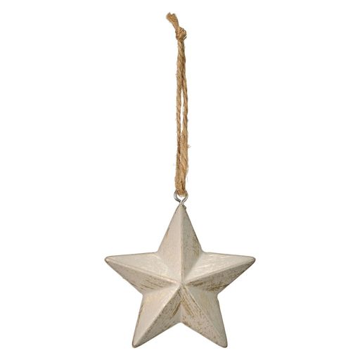 東京堂(Tokyodo)クリスマスオーナメント装飾ソリッドスターミニベージュゴールドΦ7xD3cm1入XO000830-013