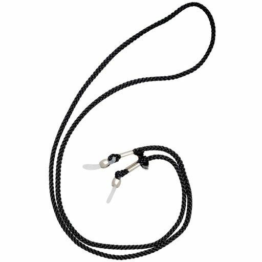 テーシーケース(Tccase)メガネホルダーメガネストラップ70cmシンプルネックレスレーヨン素材ずれ落ち防..