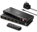 AVIDGRAM4ポートHDMIスイッチ4K120Hz4イン1出力HDMI2.1スイッチャー8K60HzオーディオエクストラクターToslink3.5mmとリモート付き16種類のEDIDモードHDCP2.3HDR10VRR