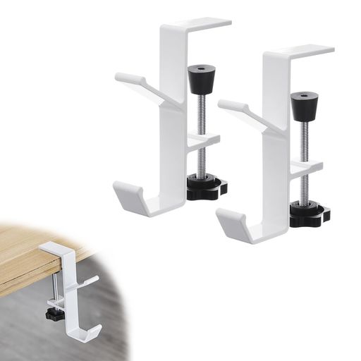 ポクミルテーブルフック2個セットバッグハンガーデスクフック戸棚下ハンガー調節可能キッチンオフィス..