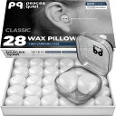 PQ睡眠用シリコン耳栓-睡眠と水泳用の28個のシリコン耳栓-ゲル耳栓によるノイズキャンセリングと耳の保護-遮音レベル32dBの睡眠用耳栓、28個の枕