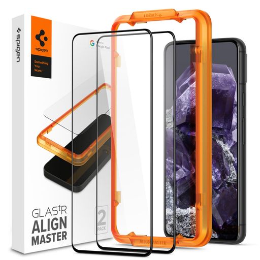 SPIGEN GOOGLE PIXEL 8 用 ガイド枠付き ガラスフィルム ALIGNMASTER PIXEL8 対応 保護 フィルム 2枚入 SPIGEN GOOGLE PIXEL 8 用 ガイド枠付き ガラスフィルム ALIGNMASTER PIXEL8 対応 保護 フィルム 2枚入