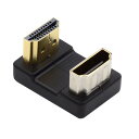 cableccType-A標準HDMI1.4オス-HDMIメスポートセーバー反対側U字型バックアングル360度延長アダプターコンバーター