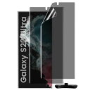 GalaxyS22Ultra用覗き見防止フィルム指紋認証対応【2枚セット柔らかいTPU素材自動修復】ギャラクシーS22ウルトラ画面保護フィルムぎゃらくしーS22...
