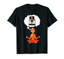お釈迦様禅瞑想写真カメラ写真ヨガプレゼントTシャツ