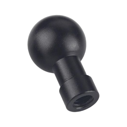 【セット内容】ボールヘッドマウント1個セット、サイズ:約17mmx28.5mm。カラー:ブラック。(寸法は人工測定で誤差がある場合がありますのでご了承ください。) 【高耐久アルミニウム素材】軽量かつ丈夫なアルミニウム合金を使用し、長寿命と高い耐久性を実現しています。 【自由な角度調整が可能】17mmボールヘッドと三脚や自撮りスタンドとの組み合わせにより、柔軟なアングル調整が可能です。 【コンパクトで携帯性に優れています】小型で軽量の設計により、持ち運びや使用が非常に簡単で便利です。 【多用途互換性】アクションカメラ、スマートフォン、GPSホルダー、三脚、自撮りスタンドなど、さまざまな機器に適用可能で、1/4インチネジに対応するアクセサリーとも簡単に接続できます。