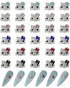 YACHUN ネイルパーツ キティ 可愛い 3D 立体 デコパーツ 30個セット メタルパーツ キラキラネイルジュエリーパーツ DIY ネイル デコパーツ 手芸...