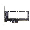 XIWAI PCI-E 4.0 4X ホストコンバーター EDSFF GEN-Z NVME ルーラー 1U E1.S 9.5MM 15MM 25MM 厚さ ショート SSD ヒートシンク付き PM9A3 PM9D3 P5801X キャリアアダプター(2)