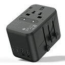 変換プラグPD65WGaN急速充電【2024年業界革新モデル登場】全世界対応コンセント6台同時充電3*USB-C&2*USB-AQC&1*ACコンセント海外用コンセントC/BF/O/Aタイプマルチ変換プラグ全世界対応