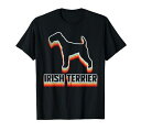 プラウドアイリッシュテリア飼い主レトロシャツアイリッシュテリア子犬好きアイリッシュテリア母の日ギフトTシャツ