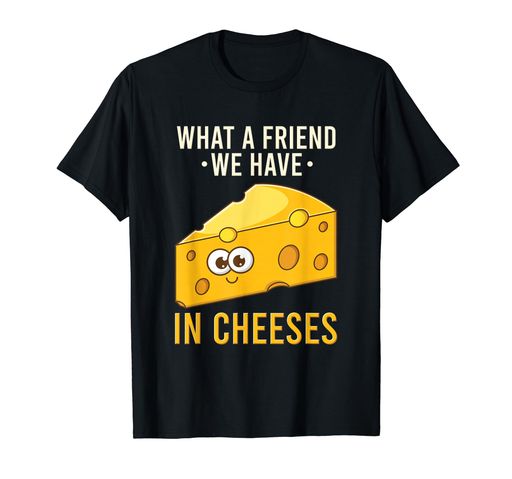 What A Friend We Have In Cheeses - チーズ好きのための面白いダジャレデザイン。チェダー、スティルトン、スイスチーズなど、誰にでもお気に入りのチーズがあります。このユーモアたっぷりのデザインでチーズを祝いましょう! パルメザン、チェダー、ブリーが大好きなチーズ愛好家のための面白いデザインをお探しですか?「What A Friend We Have In Cheeses」で主張しましょう。好きな料理にチーズをたっぷりのせるのが大好きな方への素敵な贈り物です。