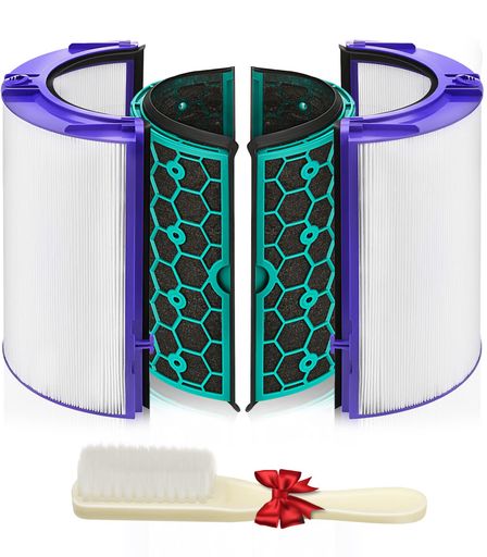 ダイソン空気清浄用DysonHP04TP04DP04HP05TP05対応空気清浄機能付ファン交換用フィルターグラスHEPA・活性炭フィルター互換品965432-01