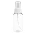 透明な詰め替え可能なスプレーボトル、透明な空のファインミストプラスチックミニトラベルボトル、旅行用のファインミストスプレーボトル