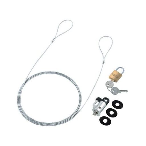 サンワサプライパソコンセキュリティワイヤーロック(南京錠)SL-59